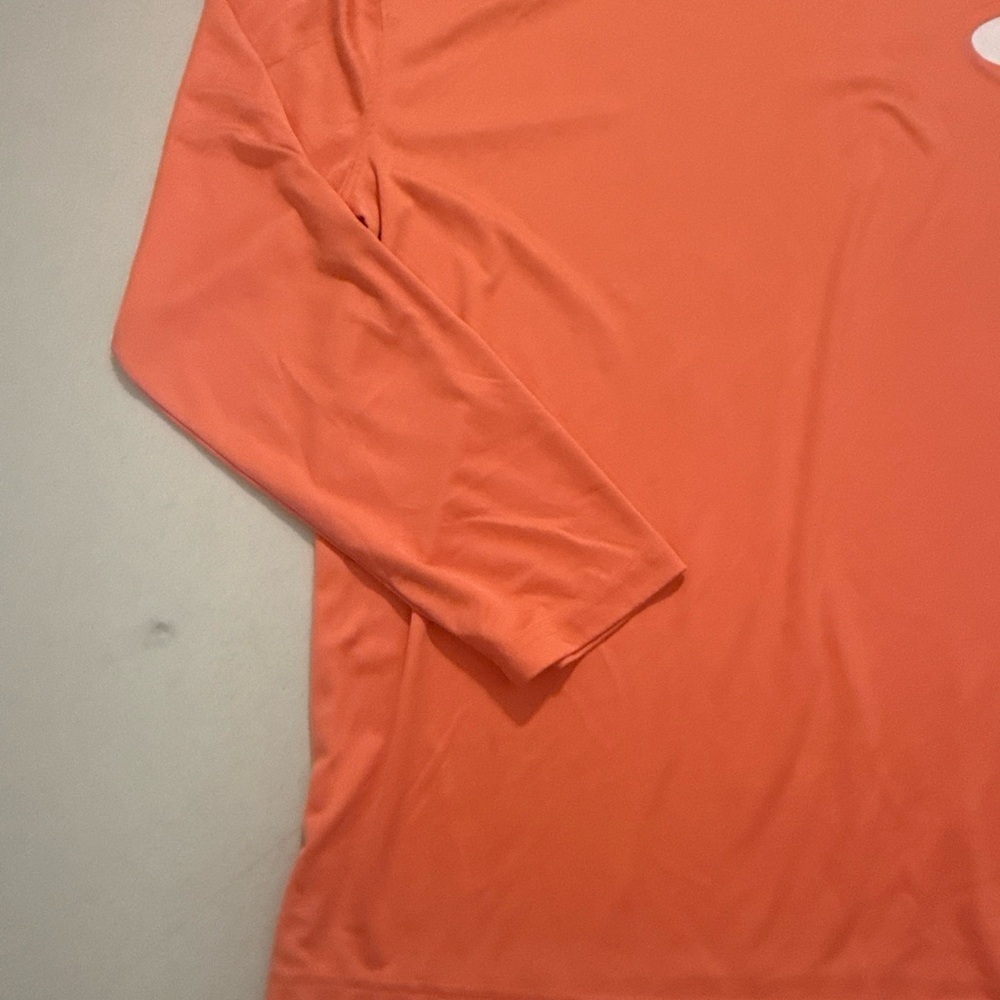 Men's Costa Technical Crew Long Sleeve T-Shirt in Salmon size Large - Picture 5 of 15